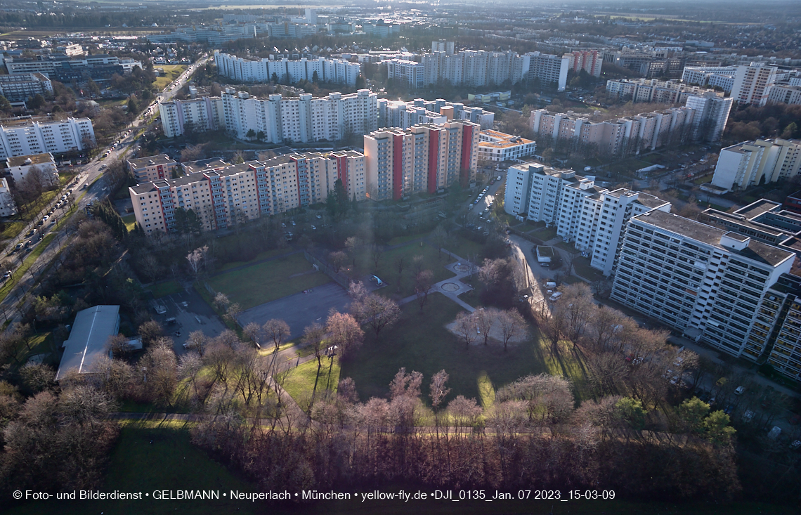 07.01.2023 - Baustelle zum Alexisquartier und Pandion Verde in Neuperlach 07.01.2023 - Baustelle zum Alexisquartier und Pandion Verde in Neuperlach